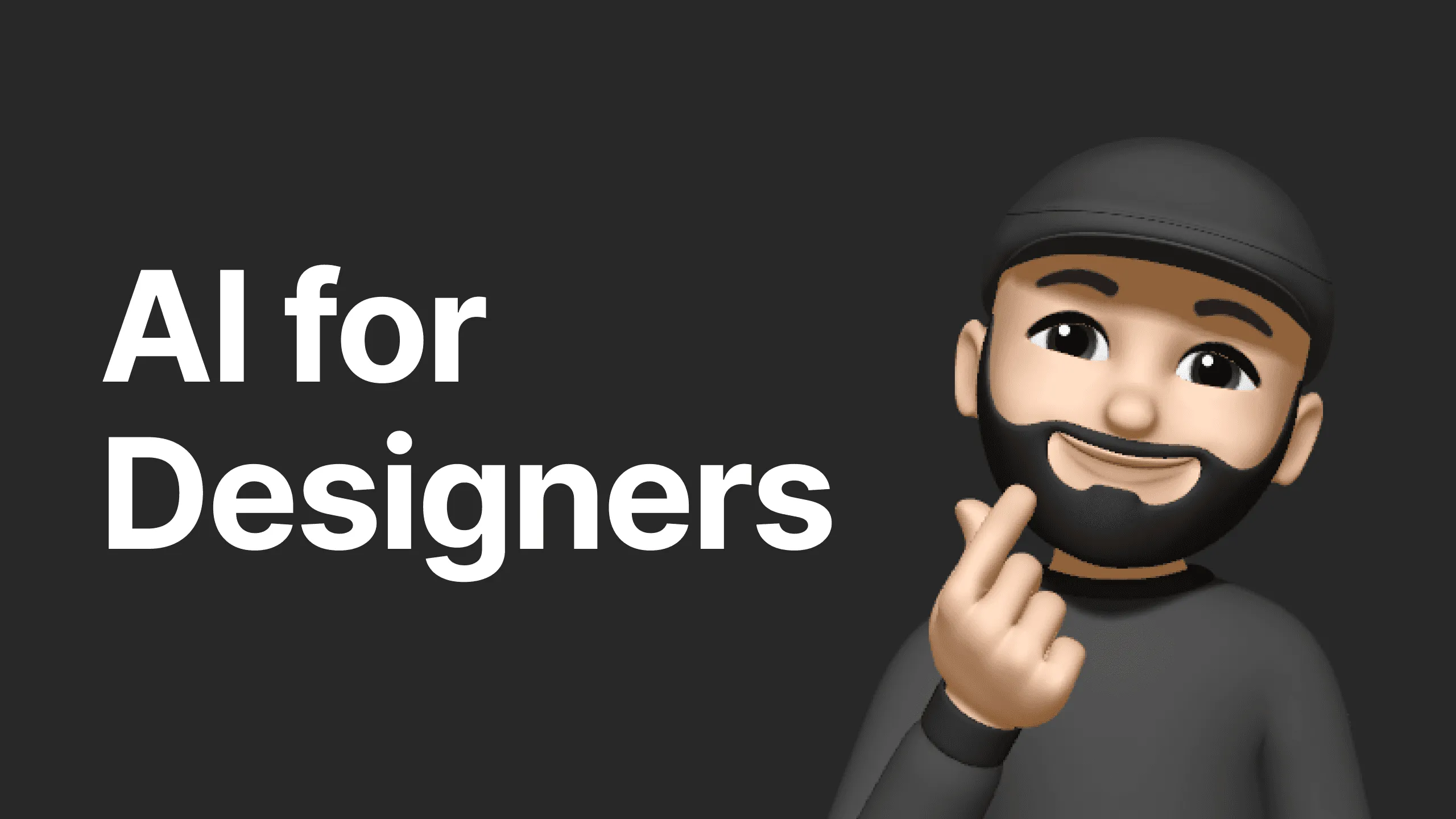 AI for Designers course