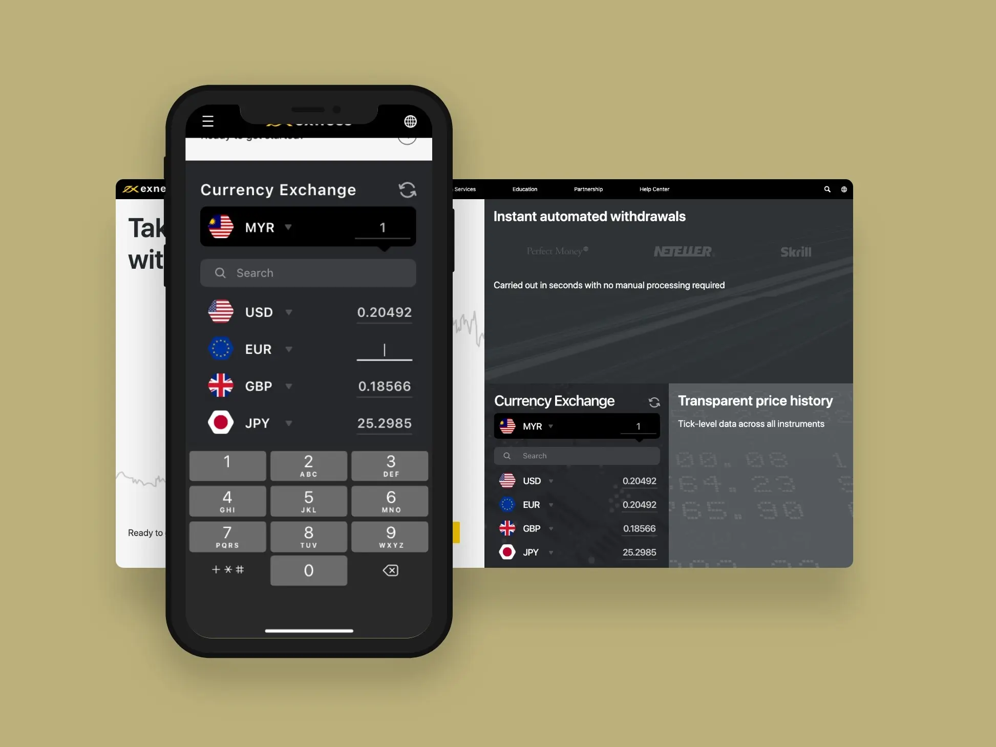 Currency Exchange app preview